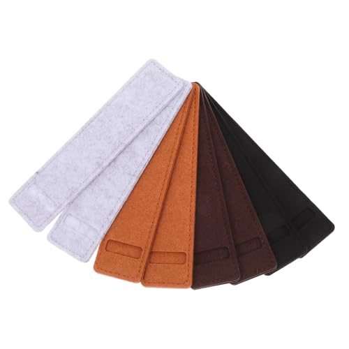 Gadpiparty 8 Stück Federmäppchen Schreibwarenbeutel Stiftschlaufenhalter Notebook-stifthalter Stiftverpackungsbeutel Planer Stifthalter Einzelhalter Für Federmäppchen Buch Stifthalter Gefühlt von Gadpiparty