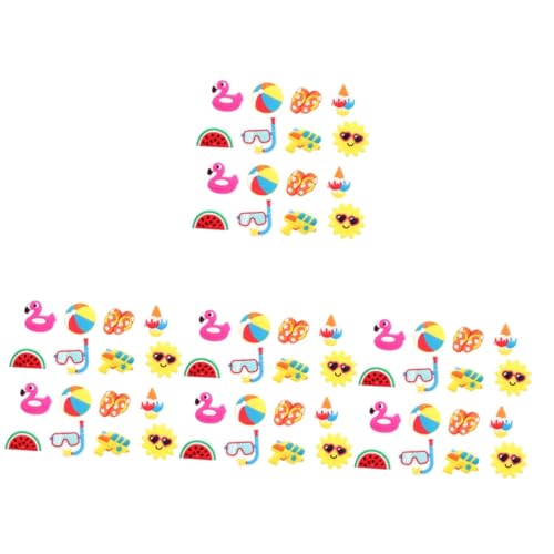 Gadpiparty 80 Stck. Teiliges Ring PVC Cartoon Ringe Bunte Finger Ringe Mädchen Sommerparty Junge Mädchen Schmuck von Gadpiparty