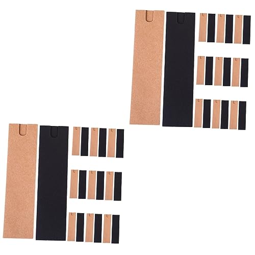 Gadpiparty 80 Stück Teiliges Paper Pen Sleeve aus Robustem Papier Einzelner Stifthalter Faltbare Stiftaufbewahrung Leicht Design für Kugelschreiber und Bleistifte von Gadpiparty