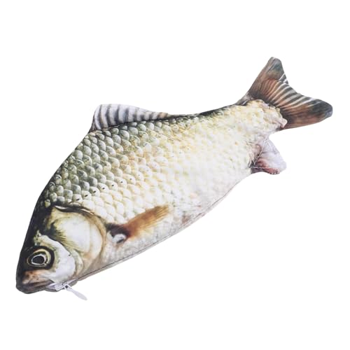 Gadpiparty Bleistiftbeutel mit großer Kapazität Tasche in Fischform Schreibwaren Leute realistischer Fisch geformt Federmäppchen Aufbewahrungstasche für Stifte Polyester von Gadpiparty