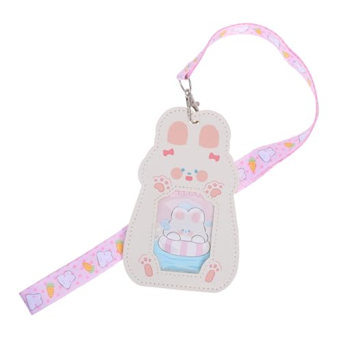 Gadpiparty Cartoon Tier Karte Set Nette Halter Kawaii Lanyard Mit Id Halter Kpop Halter Pu von Gadpiparty