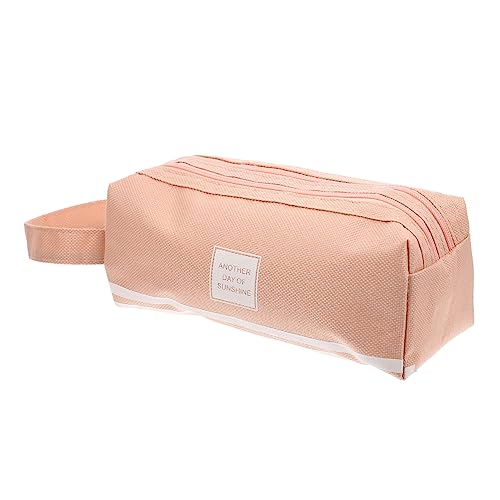 Gadpiparty Doppelschichtstiftbeutel Organisation Tasche Kapazität Groß Reißverschluss Bleistift Kassenrollen Federmäppchen Etui Schulstiftbeutel Oxford-Stoff Rosa Gadpiparty Doppelschichtstiftbeutel Organisation Tasche Kapazität Groß Reißverschluss Bleistift Kassenrollen Federmäppchen Etui Schulstiftbeutel Oxford-Stoff Rosa von Gadpiparty