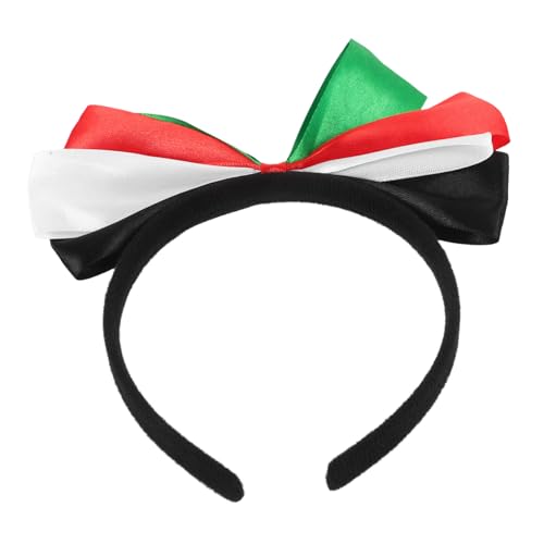 Gadpiparty Frauen Liefert Mädchen Stroh Süße Ausgefallene Geknotete Scrunchie Schleife Haar Accessoire Stirnbänder Damen Pailletten Farbe Große Schleifen Frau Reifen Weißen Kopfschmuck von Gadpiparty