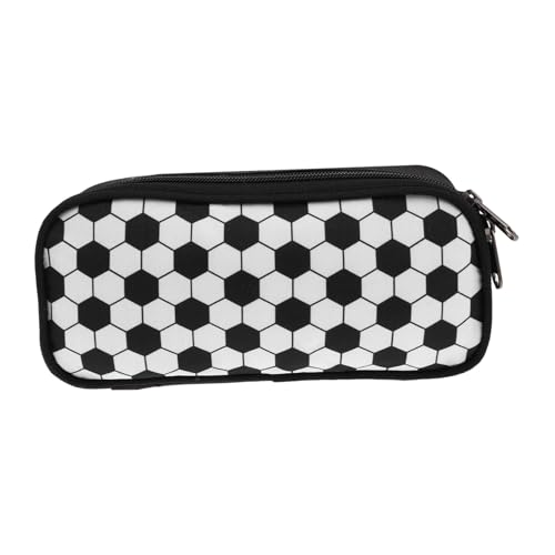 Gadpiparty Fußball Federmäppchen Jungen Große Kapazität Polyester Stiftemäppchen Schulsachen Tasche Vielseitig für Schule Büro Schreibwaren Organizer von Gadpiparty