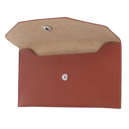 Gadpiparty Geldbörse Mit Geldumschlag Notebook-geldbörse Geldfach Brieftasche Für Bargeld Bargeldumschläge Für Die Budgetierung Brieftasche Mit Geldumschlag Quittungsumschlag Brown Pu-Leder von Gadpiparty