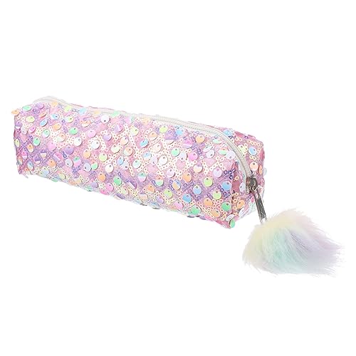 Gadpiparty Glitzer Federmäppchen mit Reißverschluss Praktischer Schüler Stifte Organizer Langlebige Polyester Material Waschbare Pailletten Tasche für Jungen und Mädchen Vielseitige von Gadpiparty