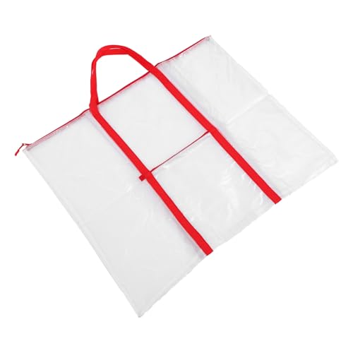 Gadpiparty Große Poster Aufbewahrungstasche Tragbare Canvas Portfolio Tasche mit Robustem Material und Transparentem Design für Sichere Praktische Lagerung von Zeichnungen und Pinnwänden von Gadpiparty