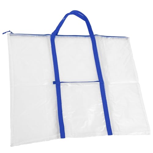 Gadpiparty Große Transparente Zeichenbretttasche Strapazierfähige Aufbewahrungstasche Für Kunstwerke Praktische Maltasche Mit Stabilen Tragegurten Für Poster Und Schulprojekte von Gadpiparty