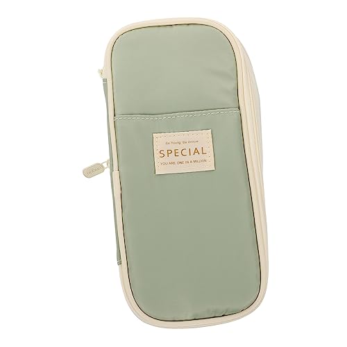 Gadpiparty Großes Bleistiftmäppchen Für Frauen Stylisches Schreibwarenorganisator Zarten Macaron Farben Vielseitiges Federmäppchen Für Schule Büro Und Kosmetik von Gadpiparty