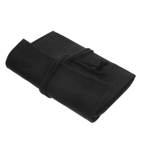 Gadpiparty Großes Canvas Stifterolle Federmäppchen Fächer Rollmäppchen Bleistifttasche mit Hoher Kapazität Langlebig Schützend für Schule Künstler Malutensilien von Gadpiparty