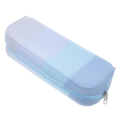 Gadpiparty Großes Fassungsvermögen Federmäppchen aus Silikon Buntes Mäppchen für Mädchen und Frauen Tragbares Weiches Stiftemäppchen mit Praktischem Organizer für Schule und Büro von Gadpiparty