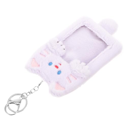 Gadpiparty Hängendes Plüsch Kartenetui Ausweishalter mit Sichtfenster Süßes Tierdesign für Id Karten Kreditkarten und Buskarten für Büroangestellte von Gadpiparty