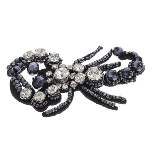 Gadpiparty Halloween-Brosche Spinnenschmuck Stoff Black von Gadpiparty