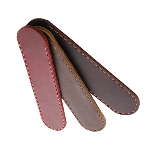 Gadpiparty Handgefertigtes Leder Stiftetui für Füllfederhalter Braunes Stiftetui Schutz für Schreibgeräte für Büro und Schule Perfektes für Lehrer und Studenten von Gadpiparty