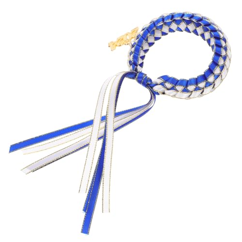 Gadpiparty Handgewebtes Damen Armband mit Charm Geflochtenes Graduation Leichtes Modisches Freundschaftsband in Weiß Blau für Frauen Abschlussfeier Schmuck Gadpiparty Handgewebtes Damen Armband mit Charm Geflochtenes Graduation Leichtes Modisches Freundschaftsband in Weiß Blau für Frauen Abschlussfeier Schmuck von Gadpiparty