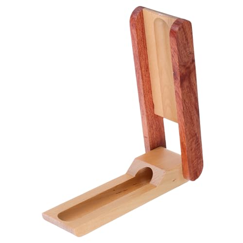 Gadpiparty Holz Stiftebox mit Einzelfach Langlebiges Naturholz Etui mit Praktischem Klappdesign Sauberer Schutz für Schreibgeräte Eleganter Organizer für Büro und Schule von Gadpiparty