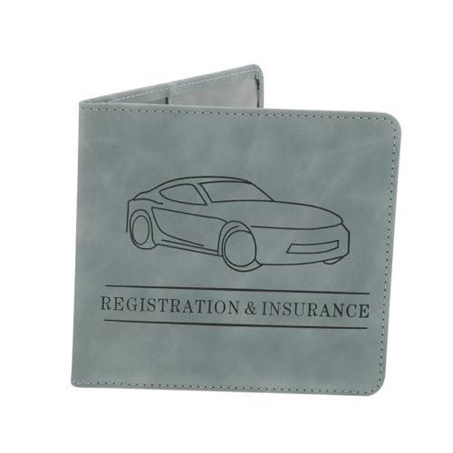 Gadpiparty Hülle Für Auto Kfz Versicherungs Organizer Für Männer Und Frauen Diebstahlsicher Kompaktes Design Für Reisen Und Sanftem von Gadpiparty