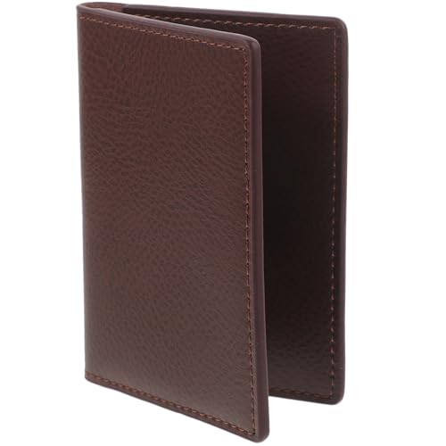 Gadpiparty Kartenhülle Kartenschutz Brieftasche Für Kartenhalter Reiseutensilien Visitenkartenetui Aus Leder Für Herren Kartenbehälter Kartenverzierung Rindsleder Coffee von Gadpiparty