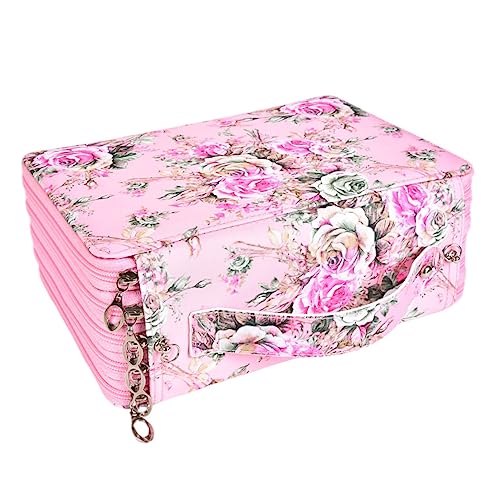Gadpiparty Kunstspeicherbeutel Aufbewahrungsbox Für Stifte Bleistiftspeicherfall Buntstiftorganisator Schulstiftbeutel Bleistiftbeutel Für Schreibwaren Stifte Beutel Rosa Pu von Gadpiparty