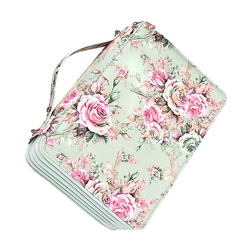 Gadpiparty Kunstspeicherbeutel Organizer für Schreibwarentaschen Stifte Beutel Schreibwaren-Organizer-Tasche Federmäppchen Bleistifte Tasche Schulstiftbeutel Pu Light Green von Gadpiparty