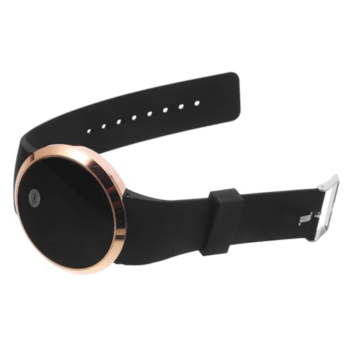 Gadpiparty LED Touchscreen Unisex Armbanduhr aus Legierung Modische Elektronische Digitaluhr mit Schwarzem PU Lederband Komfortabel und Stylisch als für Damen und Herren von Gadpiparty