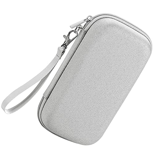 Gadpiparty Ladeschatz Aufbewahrungsbox Elektronische Taschen Für Kabelträgerkabel Reise Halter Für Elektrisches Zubehör Tech Organizer Ladegerät Zubehörnetz Tragbare Bank Hellgrau von Gadpiparty