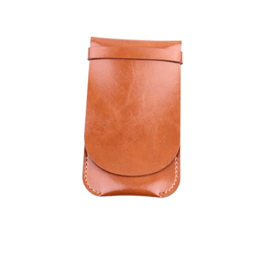 Gadpiparty Leder Stifteetui Vintage Federmäppchen Handgefertigt Multifunktional Pen Case Schutztasche für Büro Schule Zuhause Gelb von Gadpiparty