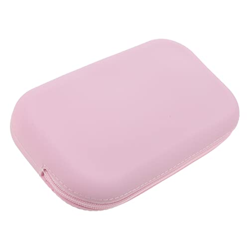 Gadpiparty Mäppchen Tasche Groß Halter Stiftbeutel Etui Nettes Bleistiftkoffer Briefpapierbeutel Bleistiftfälle Schullieferungen Bleistiftkoffer Kieselgel Rosa von Gadpiparty