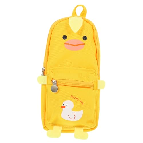 Gadpiparty Multi Funktional Federmäppchen mit Reißverschluss Tragbare Große Stifttasche für Schule und Freizeit Gelb Leicht zu Reinigen und Langlebig für Stifte Bleistifte und Zubehör von Gadpiparty