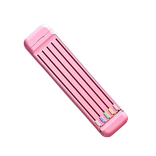 Gadpiparty Multifunktionale Stiftebox Kunststoff Tragbarer Schreibwaren Organizer für Schüler Leichte und Platzsparende Aufbewahrungslösung für Stifte Radiergummi und Lineal für von Gadpiparty