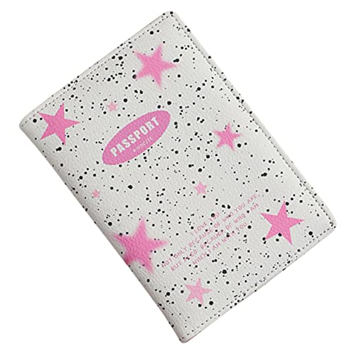 Gadpiparty Passinhaber Stichworte Kartenhülle Und Name Brieftasche Frauen Geldtasche Kreditkartenetuis für Damen reisepasshülle Reisepass-Organisator Reisepassetui Pu Rosa von Gadpiparty