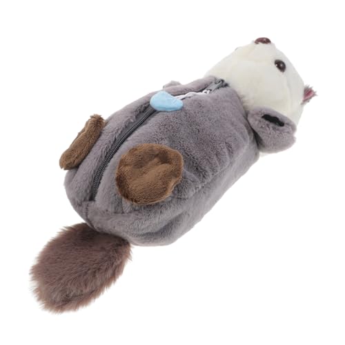 Gadpiparty Plüsch Bleistiftbeutel mit Reißverschluss Süßer Federmäppchen für Schule Büro und Künstler Große Kapazität Leicht und Tragbar für Erwachsene von Gadpiparty