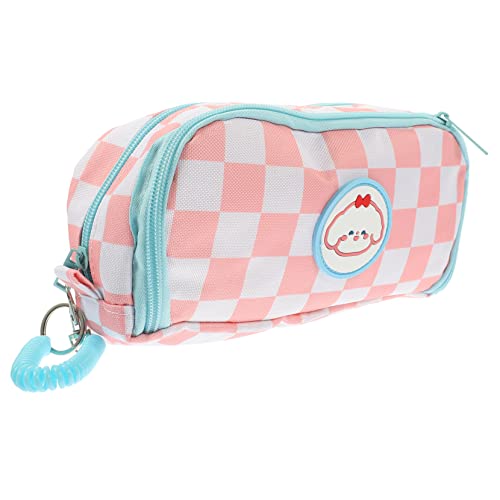 Gadpiparty Praktischer Bleistiftbeutel im Schachbrett Design Große Stift Organizer für Schule und Reisen Langlebig Waschbar mit Glattem Reißverschluss von Gadpiparty