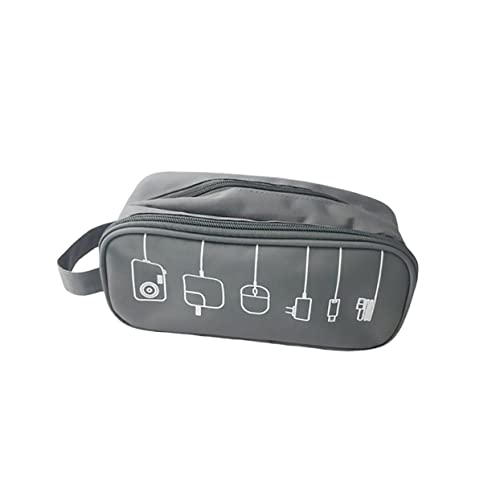 Gadpiparty Aufbewahrungstasche Für Zubehör Reiseaufbewahrungstasche Mit Reißverschluss Organizer Für USB-Kabel Und Kopfhörer von Gadpiparty