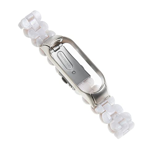 Gadpiparty Resin Armband Für Mi Band Elegante Verstellbare Ersatzarmbänder Aus Hochwertigem Und Widerstandsfähigem Für Damen Und Herren Perlweiß Gadpiparty Resin Armband Für Mi Band Elegante Verstellbare Ersatzarmbänder Aus Hochwertigem Und Widerstandsfähigem Für Damen Und Herren Perlweiß von Gadpiparty