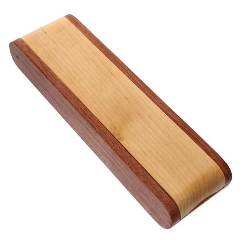Gadpiparty Retro Einzelfach Holz Stiftebox Multifunktionale und Elegante Stiftverpackung für Kugelschreiber und Bleistifte für Aufbewahrung und Präsentation von Gadpiparty