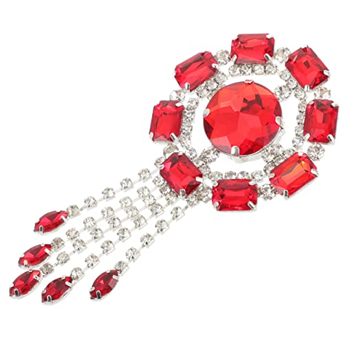 Gadpiparty Strass Brosche Mit Quaste Für Damen Pin Anstecknadel Für Kleidung Taschen Und Hüte Blumennadel von Gadpiparty