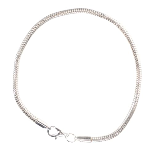 Gadpiparty Silber Schlangenkette Armband Für Damen Und Herren Elegantes Charm Armband Für Hochzeit Geburtstag Und Büro Hochwertiges Kupfer Mit Glatter Oberfläche Silber von Gadpiparty