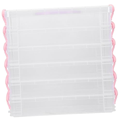 Gadpiparty Staplebare Stiftebox Für Junge Mädchen Handliche Aufbewahrung Für Malstifte Aquarellstifte Und Schreibwaren Transparente Abnehmbare Bleistiftbox Für Schule Und Büro von Gadpiparty