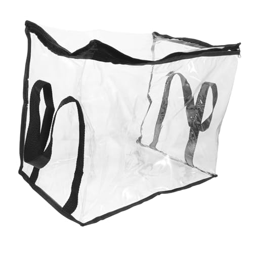 Gadpiparty Tragbare Aufbewahrungstasche Klare Kosmetiktasche Klare Reise-kulturtasche Buchbeutel Für Datei-Einkaufstasche wasserdichte Lagerbeutel Wasserdichter Kulturbeutel PVC Black Gadpiparty Tragbare Aufbewahrungstasche Klare Kosmetiktasche Klare Reise-kulturtasche Buchbeutel Für Datei-Einkaufstasche wasserdichte Lagerbeutel Wasserdichter Kulturbeutel PVC Black von Gadpiparty