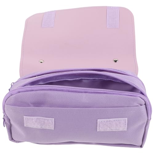 Gadpiparty Federmäppchen Mit Tragegriff Großes Stifteetui Federtasche Für Mädchen Tragbares Schreibmäppchen Reißverschluss Stiftemäppchen Platz Für Stifte Lineale Notizen Radiergummis von Gadpiparty