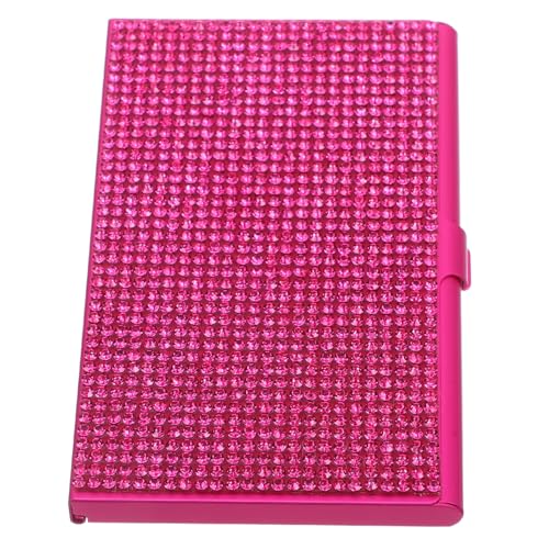 Gadpiparty Visitenkartenetui Aus Metall Visitenkartenhalter Visitenkartenetui Damen Taschenkartenhalter Kartenhalter Für Frauen Für Frauen Aluminiumlegierung Rosy von Gadpiparty