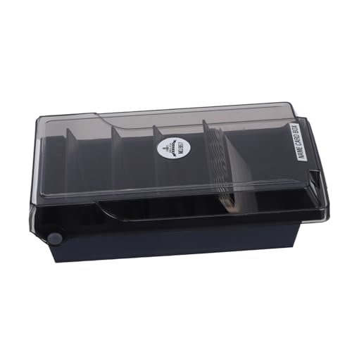 Gadpiparty Visitenkartenetui Durchsichtiges Kartenetui Kartenhalter Stehen Karteikarteninhaber Karteikartenspeicher Multi-kartenhalter Tasche Für Visitenkartenhalter Flashcard-Halter Plastik von Gadpiparty