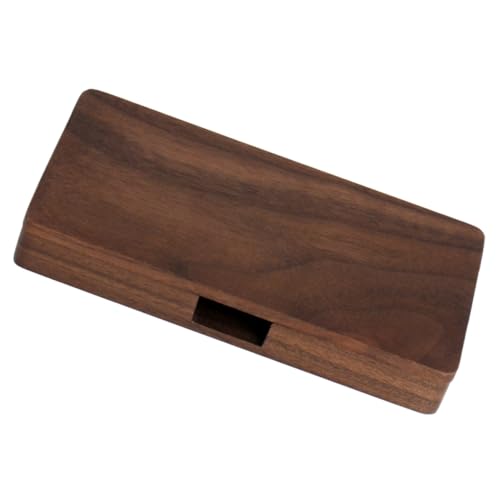 Gadpiparty Magnetischer Visitenkartenhalter aus Holz Tragbarer Kartenhalter für Businesskarten Magnetverschluss Leicht und Handlich für Reisen von Gadpiparty