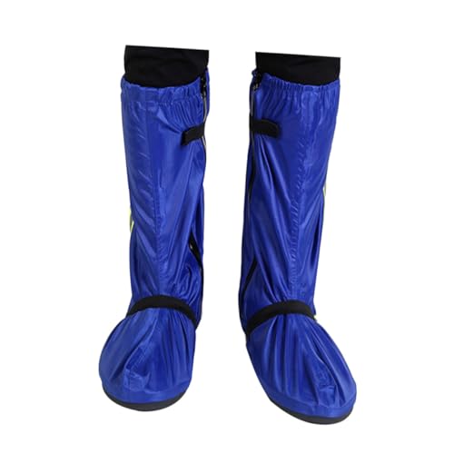 Gadpiparty Wasserdichter Hochgeschnittener Schuhüberzug aus Oxford Reflektierendem Sicherheitsdesign Verschleißfest und Verstellbar Unisex Regenschutz für Schuhe bei Regen und Schnee XXL von Gadpiparty