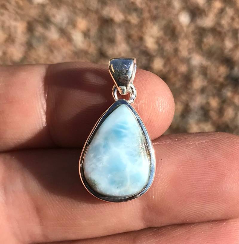 Larimar Und .925 Sterling Silber Anhänger von GadsdenGem