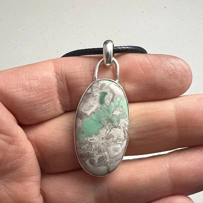 Lucin Variscit Und .925 Sterling Silber Anhänger von GadsdenGem