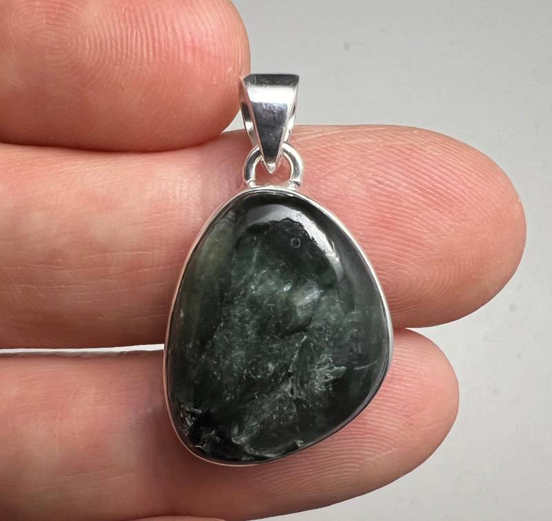Seraphinit .925 Sterling Silber Anhänger von GadsdenGem