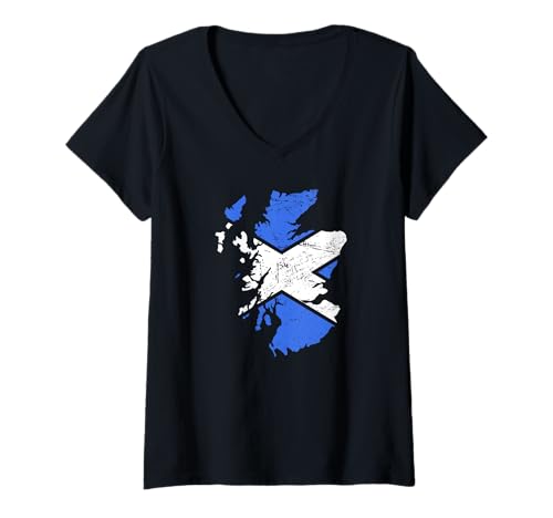 Damen Gälisch/Schottisch-Gälisch und Irisch-Gälisch T-Shirt mit V-Ausschnitt Damen Gälisch/Schottisch-Gälisch und Irisch-Gälisch T-Shirt mit V-Ausschnitt von Gaelic Language of Scotland & Ireland