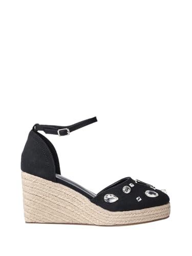 Gaelle Paris Espadrilles Damen - Schwarz GACAW01378 MTTE0001 Stoff, Schwarz , 36 EU von Gaelle Paris